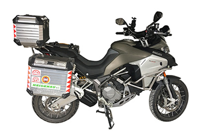 Ducati Alukoffer System, Topcase und Kofferträger